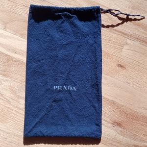 Prada cloth dust bag.